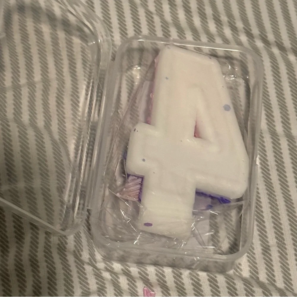 NIB- Mermaid Birthday Candle Number 4
